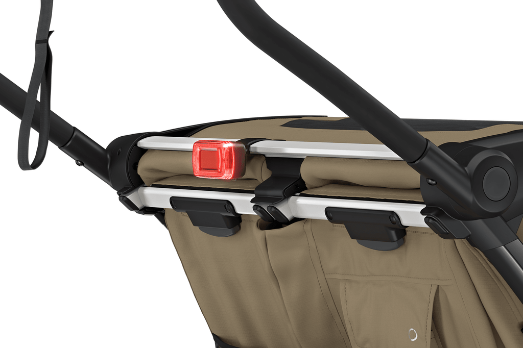 Thule Chariot Cross 2 Double – Fahrradanhänger für 2 Kinder, Dark Slate