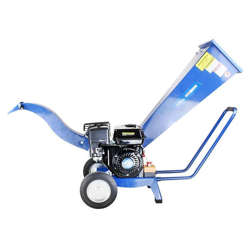 Hyundai HYCH6560 Petrol Garden Wood Chipper Shredder / 196cc / 60mm