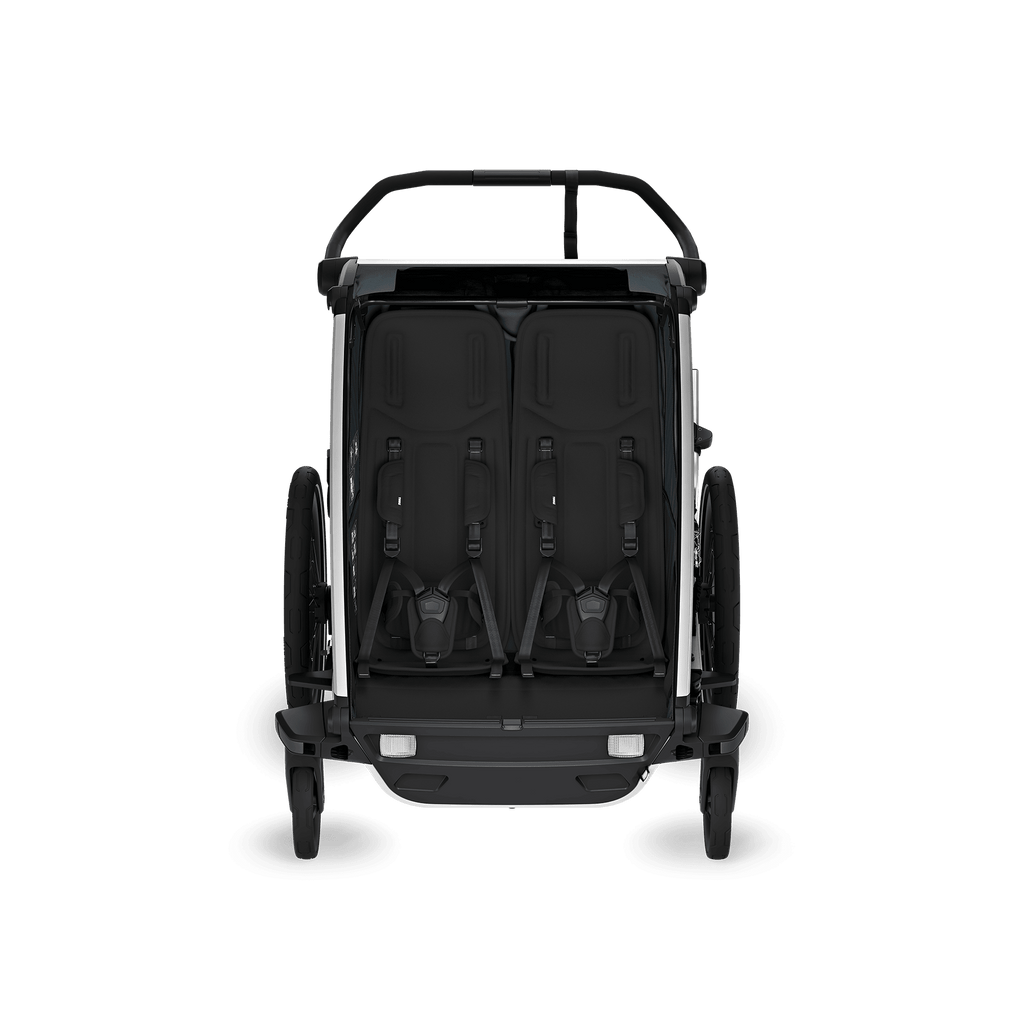 Thule Chariot Cross 2 Double – Fahrradanhänger für 2 Kinder, Dark Slate