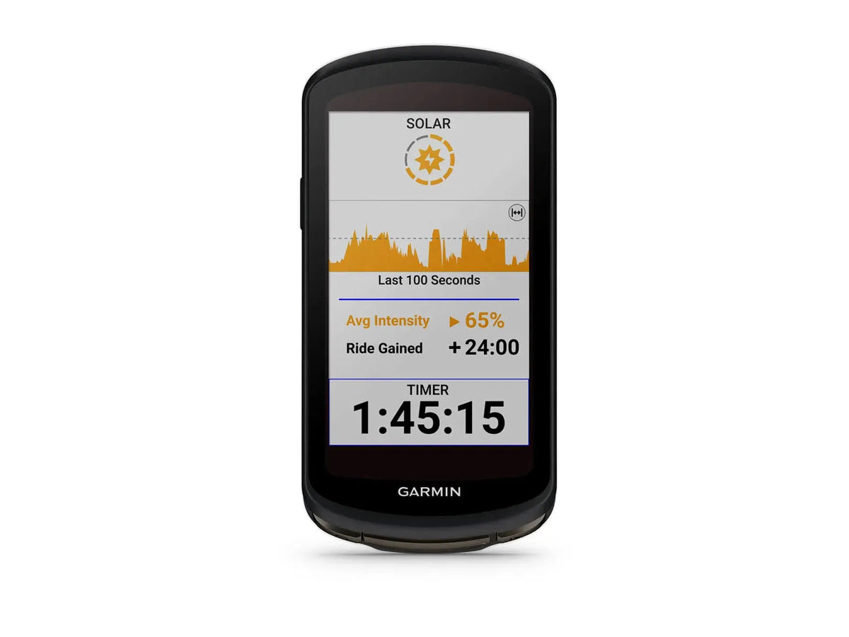 Garmin Edge 1040 Solar Fahrradcomputer mit GPS &amp; Touchscreen